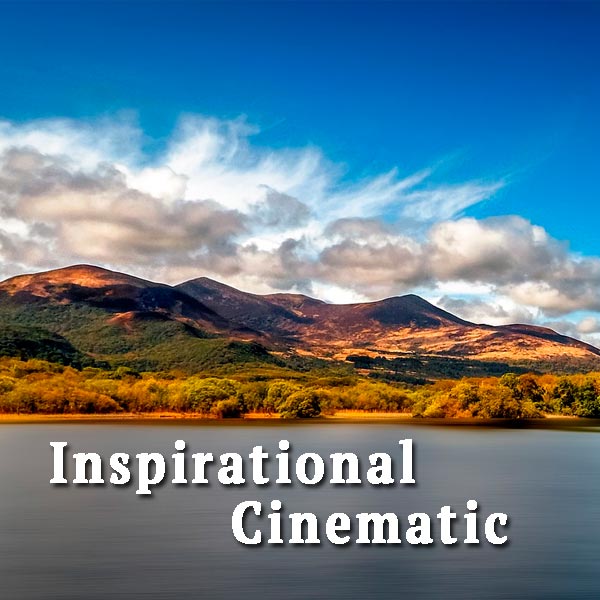 Beautiful mountains and lake, Inspirational Cinematic
