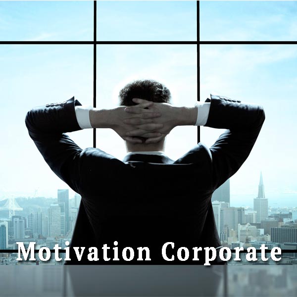 Man by the window, motivation corporate