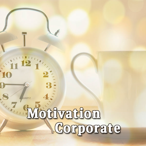Alarm clock, cup, Motivation Corporate